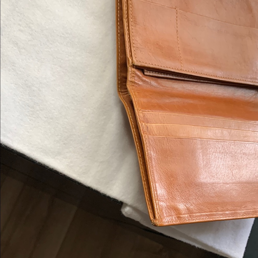 Cartier Brown Leather Wallet with Embossed Logo - Picture 6 of 6